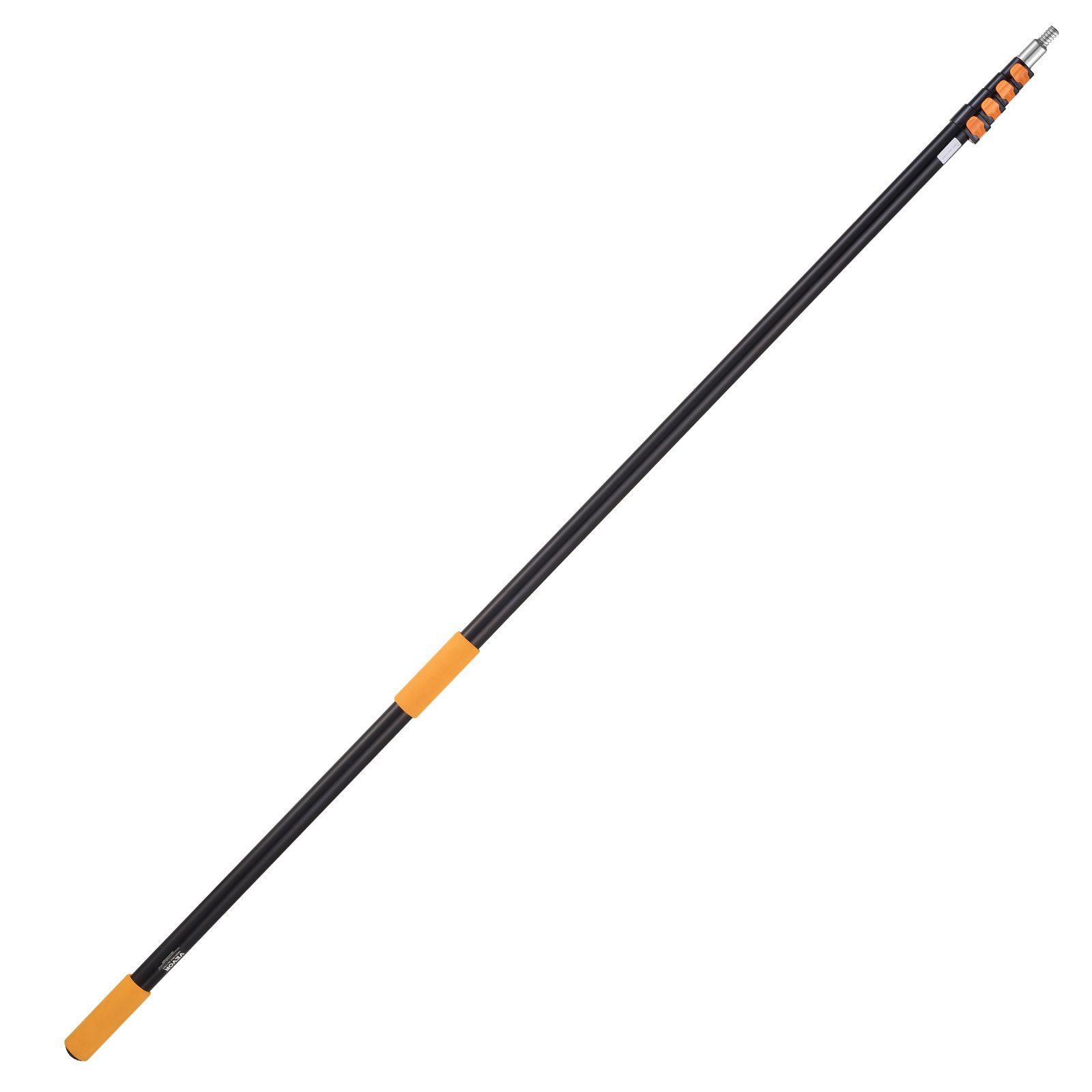 VEVOR Telescoping Pole, 7 to 30 FT Pole, Extension Multi-Purpose Pole, Sturdy Aluminum Alloy Paint Extendable Pole with Flip-Lock Design, Telescopic Pole for Painting, Dusting and Cleaning