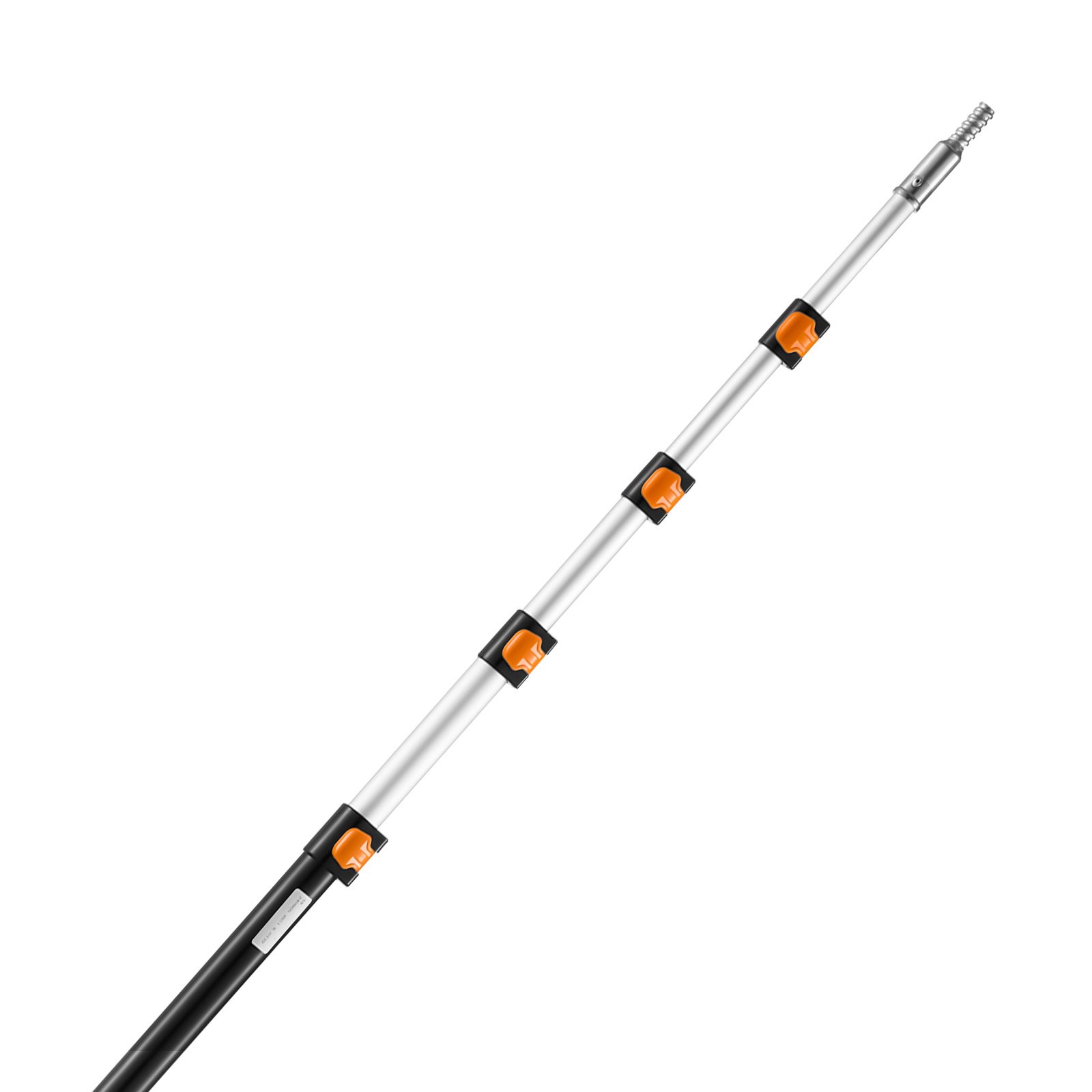 VEVOR Telescoping Pole, 7 to 30 FT Pole, Extension Multi-Purpose Pole, Sturdy Aluminum Alloy Paint Extendable Pole with Flip-Lock Design, Telescopic Pole for Painting, Dusting and Cleaning