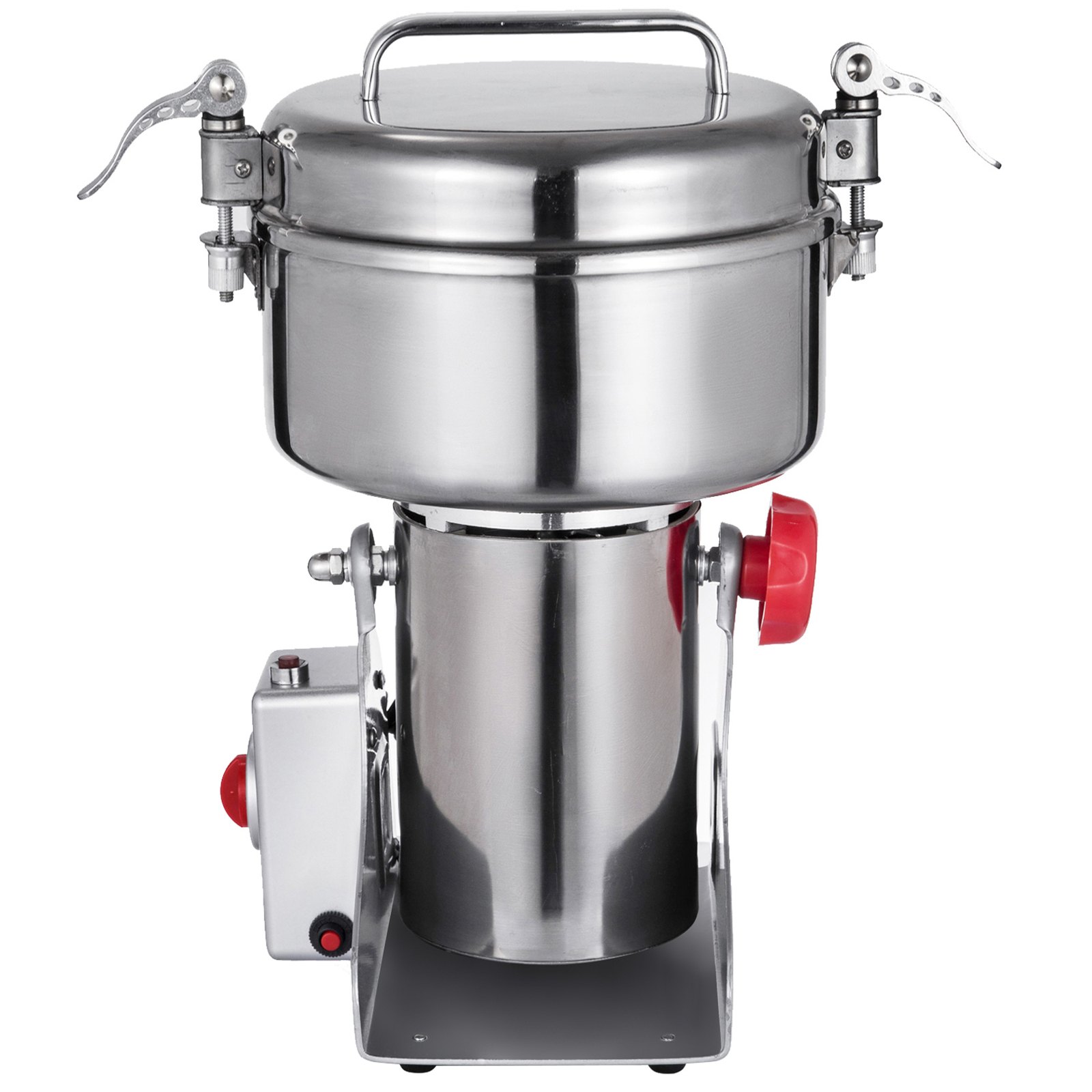 VEVOR 750g Electric Grain Grinder Mill Open-Cover-Stop Flour Powder Mill Grinder Pulverrizer High Speed Superfine Grain Mill Spice/Herb/Coffee/Nut/Powder Overload Protection Stainless Steel