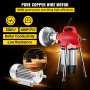 VEVOR 0.75-4 Inch Sectional Pipe Drain Cleaning Machine 400PRM Snake Cleaner Pipe Drain Cleaning Machine with 66 Ft x 0.67 Inch Galvanize Cable Heavy Duty