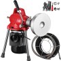 ø20-100mm 500w Electric Drain Pipe Cleaning Machine Cleaner Max Clean 30m