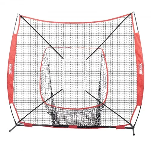 Filet d'entraînement de baseball et de softball 7x7 pi, filet d' entraînement portable pour Filet d'entraînement de baseball et de softball 7x7 pi, filet d' entraînement portable pour