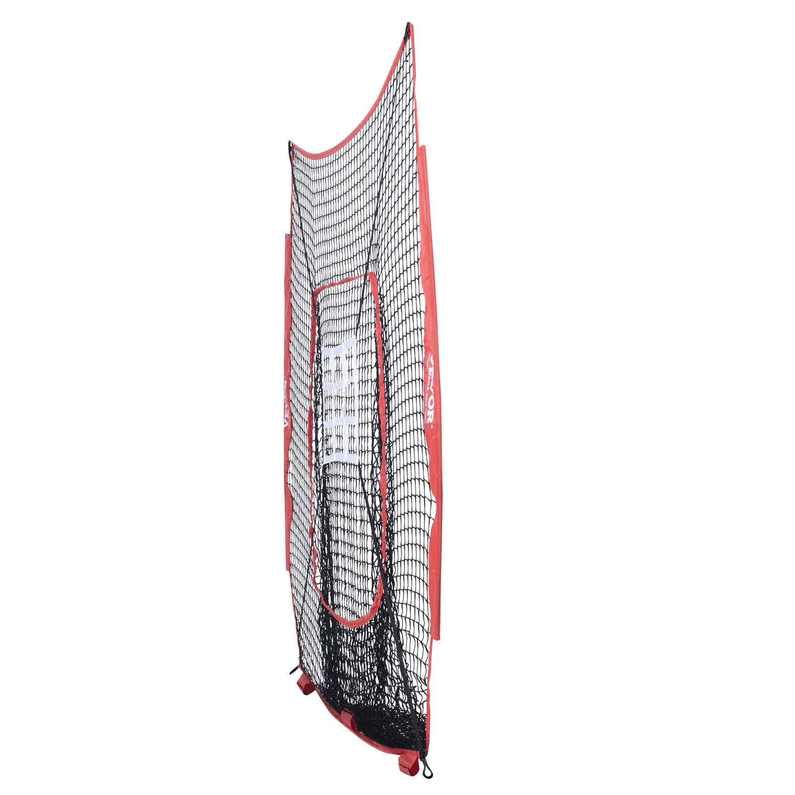 VEVOR 7x7 ft Baseball Softball Practice Net, Portable Baseball Training Net for Hitting Batting Catching Pitching, Backstop Baseball Equipment Training Aids with Strike Zone (Net Only)