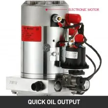 Electric Hydraulic Pump 7l Single Acting Plastic Reservoir 12v Dc
