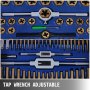 86PC Tap And Die Set SAE METRIC Tools W/Storage Case Tapping Thread Cutting