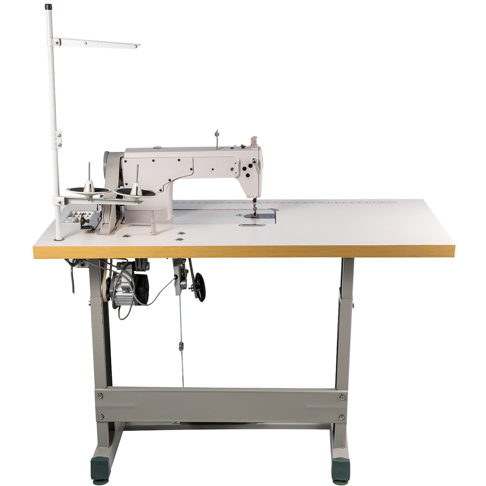 VEVOR Industrial Sewing Machine DDL8700 Lockstitch Sewing Machine with Servo Motor + Table Stand Commercial Grade Sewing Machine