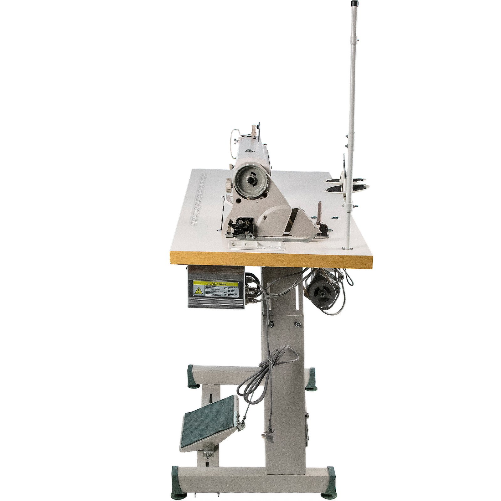 VEVOR Industrial Sewing Machine DDL8700 Lockstitch Sewing Machine with Servo Motor + Table Stand Commercial Grade Sewing Machine