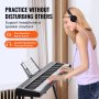 VEVOR 88 Keys Digital Piano Keyboard Semi-vægtet elektrisk bærbar i fuld størrelse