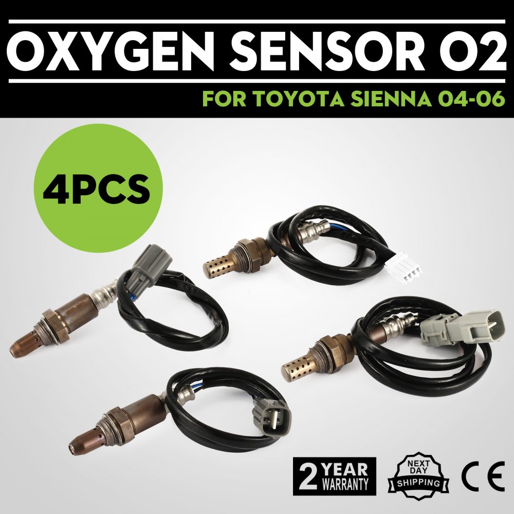 Nuevo juego de 4 sensores de oxígeno O2 89467-48050 89465-08040 para Toyota Sienna 04-06