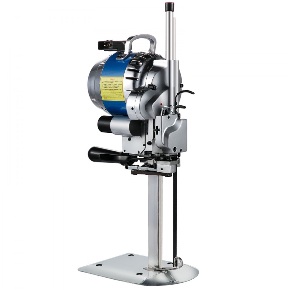 VEVOR Fabric Cutting Machine 8 inch High Speed Straight Knife Cloth Cutting Machine 750W Industrial Fabric Cutting Machine with Automatic Knife Sharpen(8 inch)