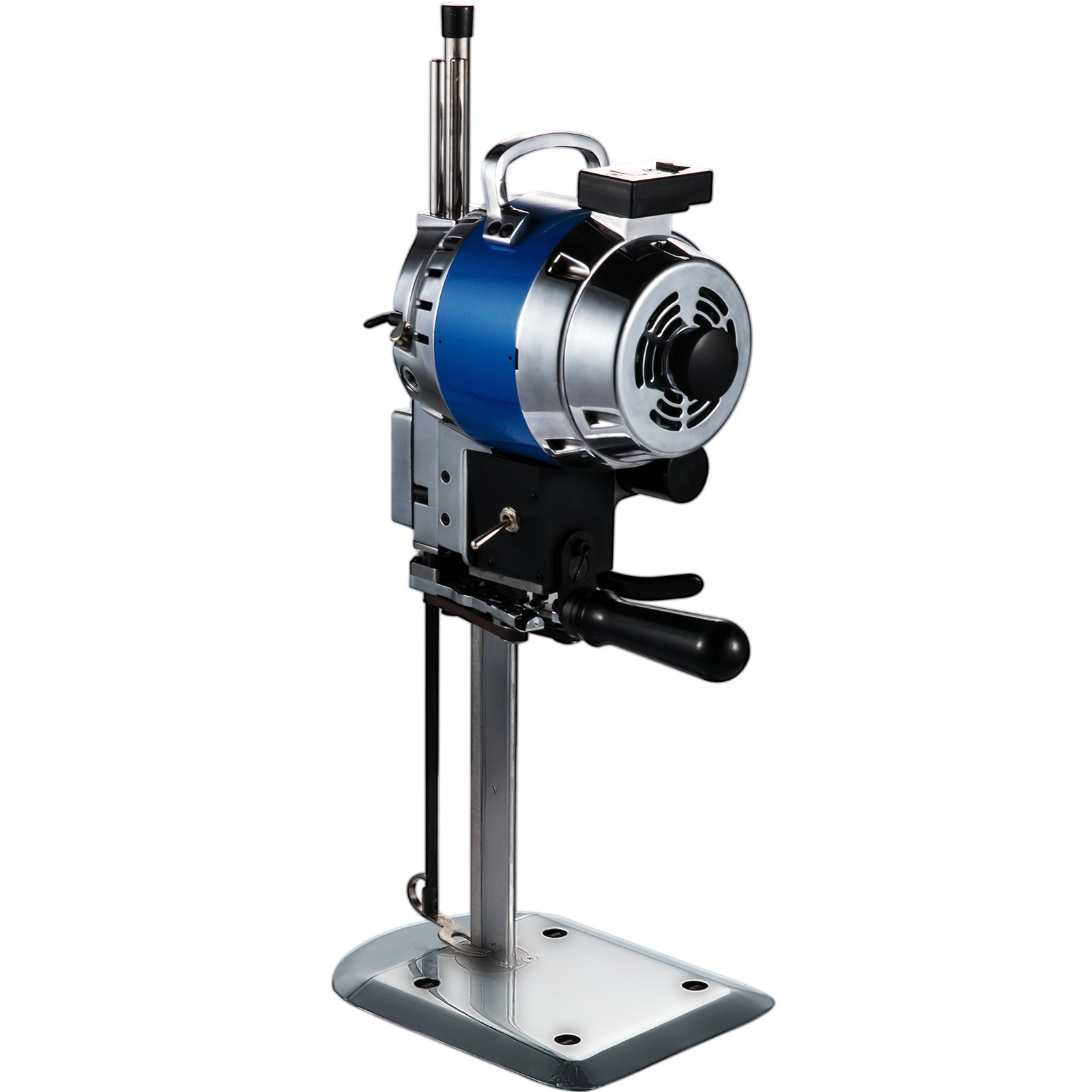 VEVOR Fabric Cutting Machine 8 inch High Speed Straight Knife Cloth Cutting Machine 750W Industrial Fabric Cutting Machine with Automatic Knife Sharpen(8 inch)