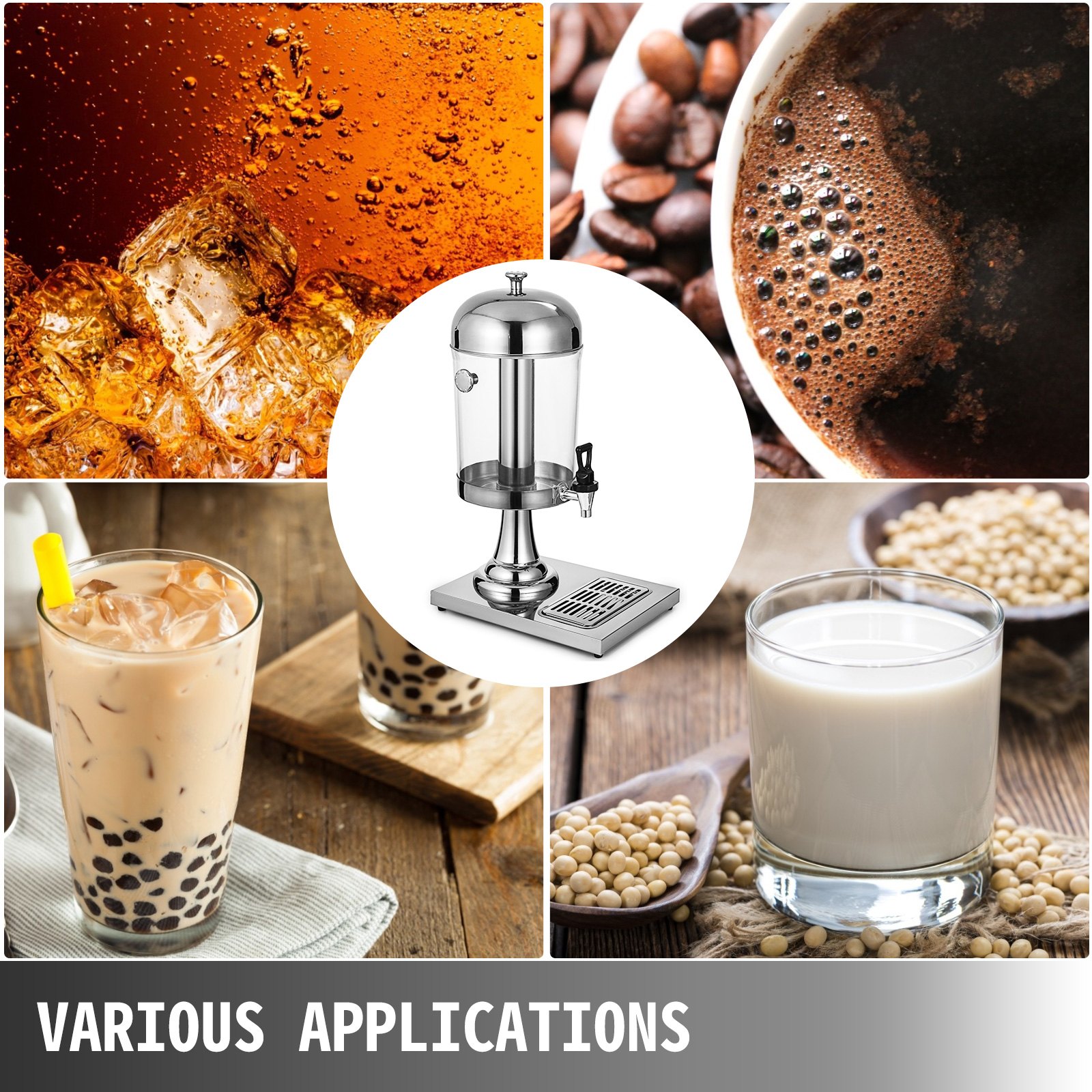 8L Beverage Dispenser Juice Dispenser/Stand/Water/Drink/Beverage/Catering