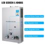 8l Tankless Hot Water Heater Propane Gas Lpg Automatic Ignition Digital Modern