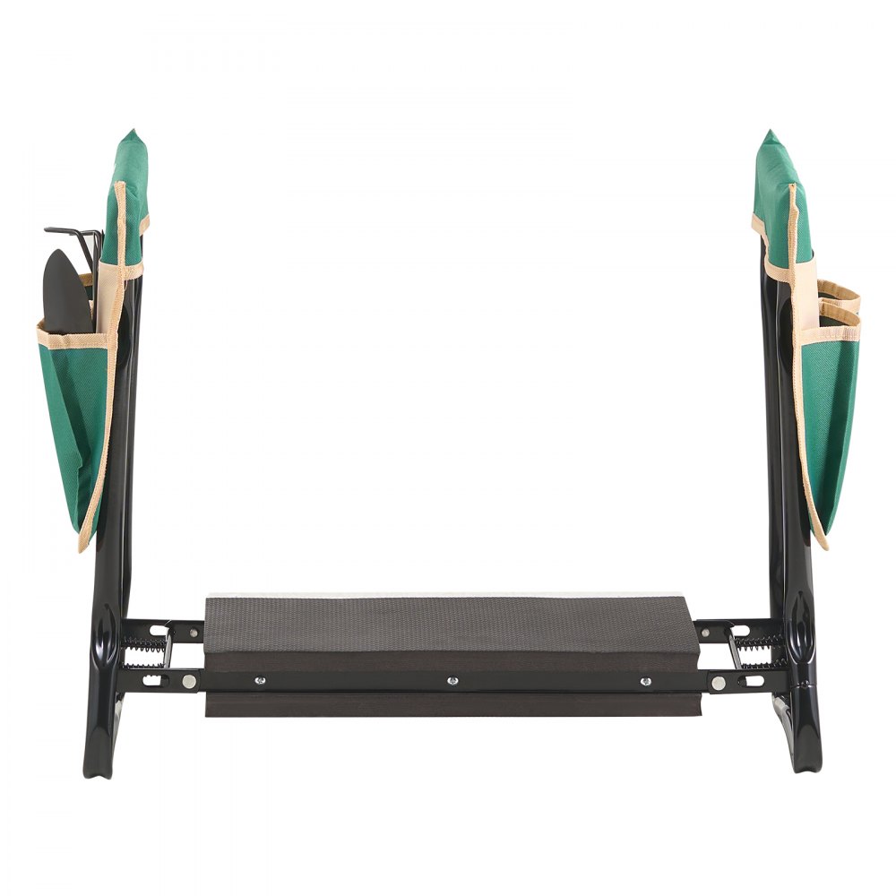 VEVOR Garden Kneeler and Seat, 8 in Wide Kneeling Pad, Heavy Duty Garden Kneeling Stool, Folding Garden Seat with 2 Tool Bags, Relieve Knee & Back Pain, Portable Garden Bench for Women Grandparents