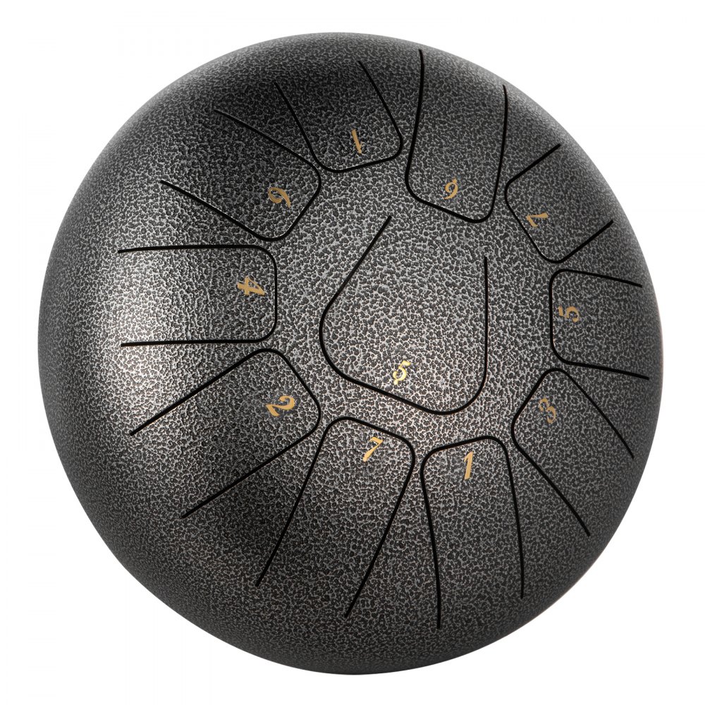 8" 11 Notes Steel Tongue Drum Handpan Pan Drum Extra Mbira Percussion + Bag