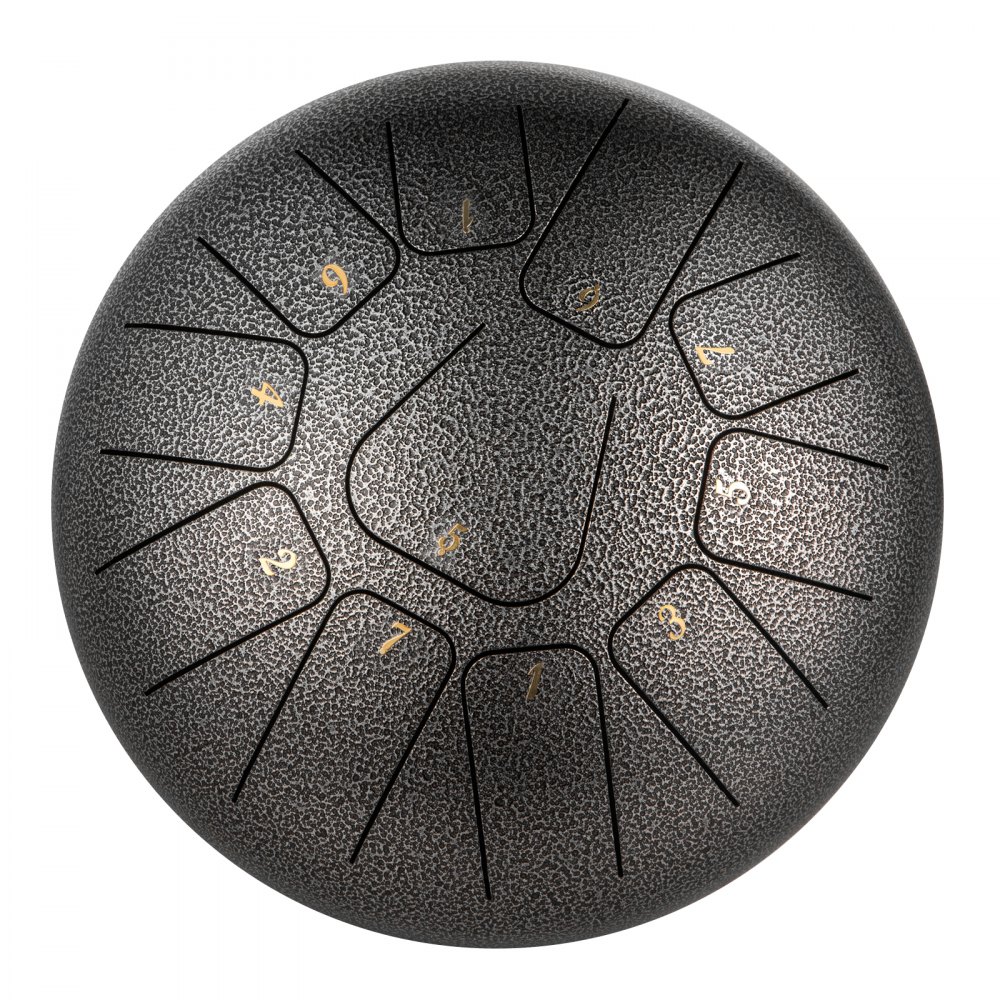 8" 11 Notes Steel Tongue Drum Handpan Pan Drum Extra Mbira Percussion + Bag