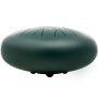 VEVOR Steel Tongue Drum 11 Notes 8 Inches Dia Tongue Drum Mineral Green Handpan Drum Notes Percussion Instrument Steel Drums Instruments with Bag, Music Book, Mallets, Mallet Bracket