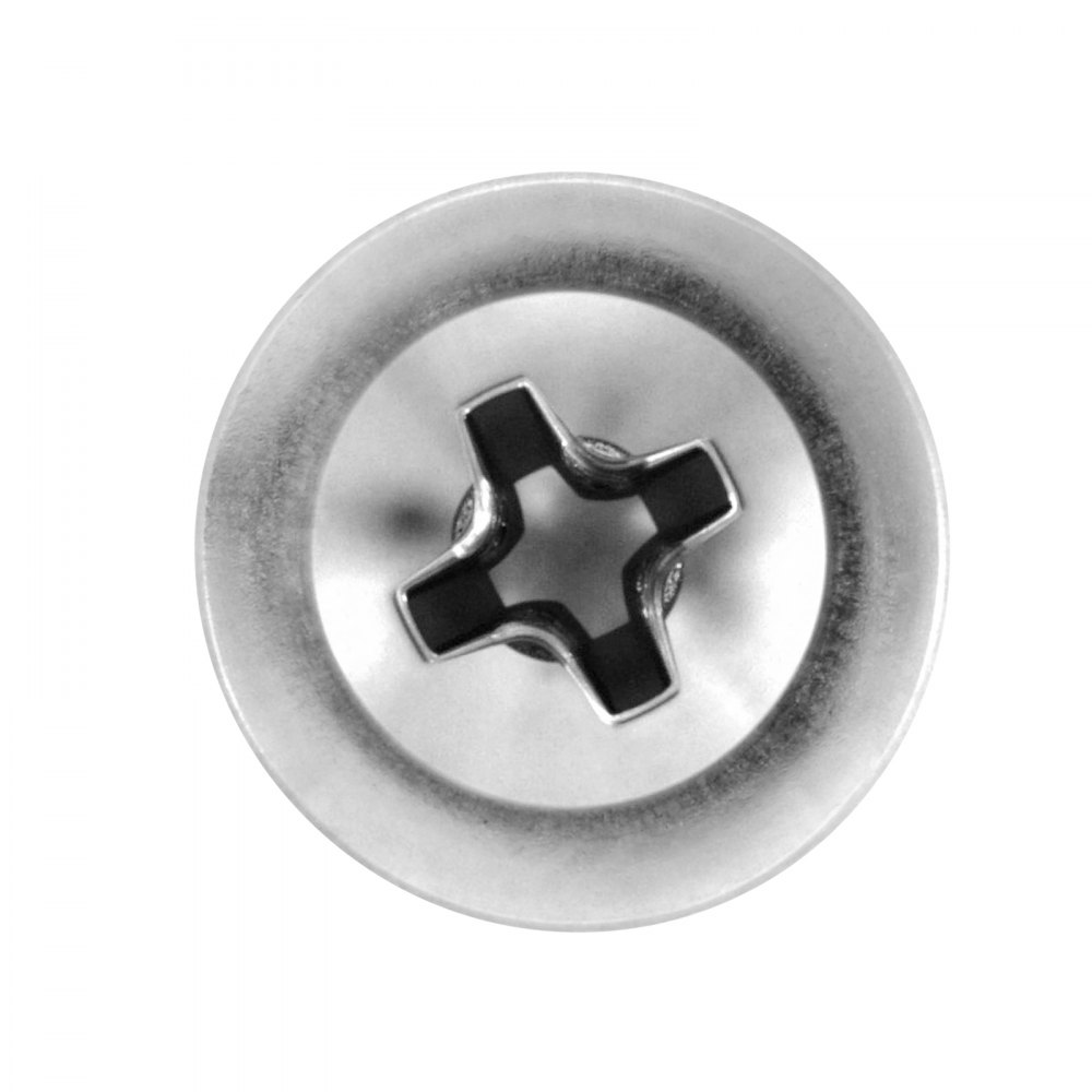 Tornillos para madera autoperforantes VEVOR n.° 8, 3/4 de pulgada de largo, 350 unidades, cabeza de celosía, tornillo autorroscante de metal de accionamiento rápido Phillips, acero inoxidable y rosca completa, punta de destornillador incluida, plateado