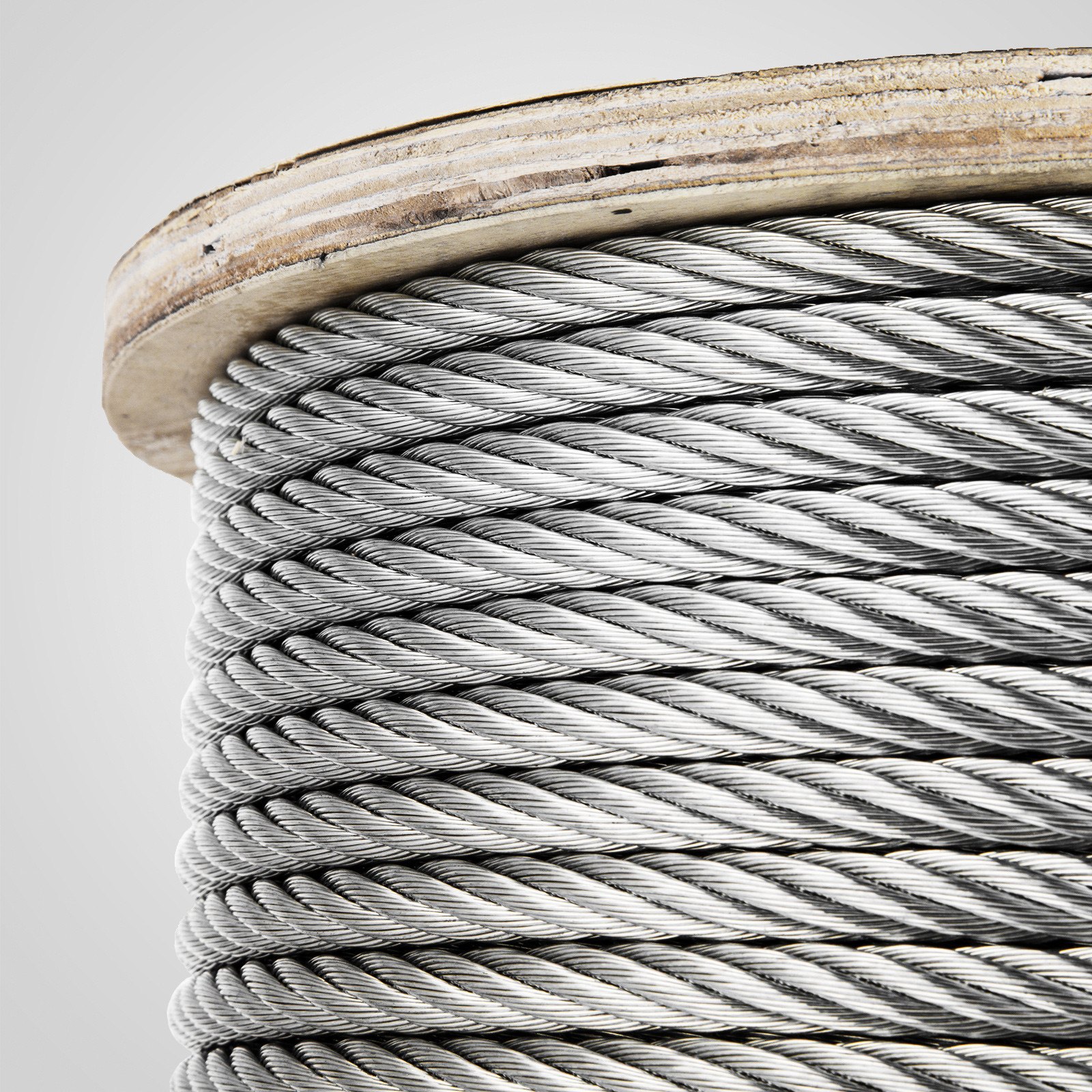 3/8" 7x19 GALVANIZED AIRCRAFT STEEL CABLE WIRE ROPE 250 FEET
