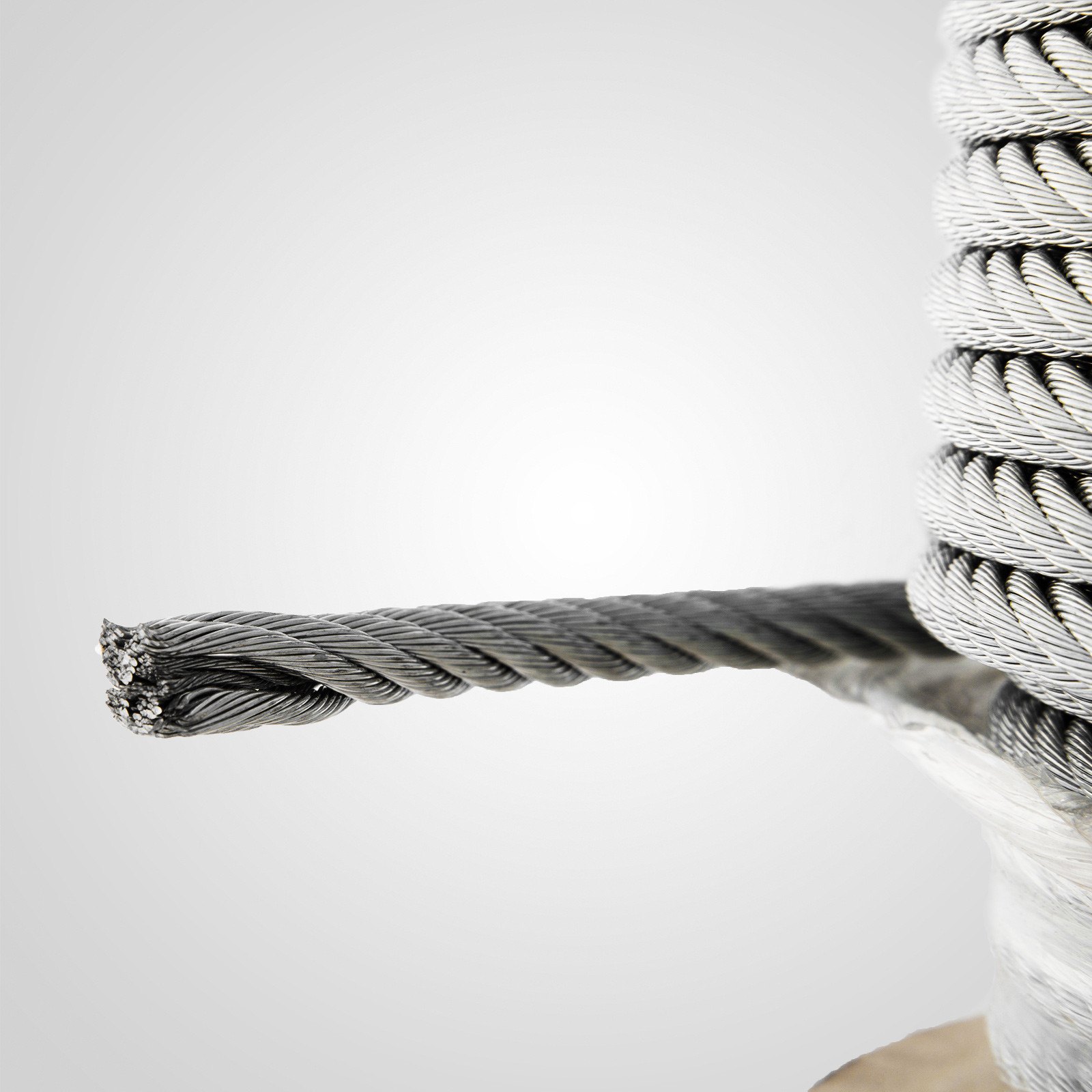 3/8" 7x19 GALVANIZED AIRCRAFT STEEL CABLE WIRE ROPE 250 FEET