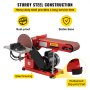 VEVOR Belt Sander 4" x 36", Disc Combo Sander 6", Electric Adjustable Bench Belt Sander 375W, Grinder Bench Sanding Machine With 4 Rubber Foot Pad