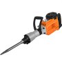 VEVOR 3600W Electric Demolition Hammer Heavy Duty Concrete Breaker 1400 BPM Jack Hammer Demolition Drills with Flat Chisel Bull Point Chisel (3600 W)