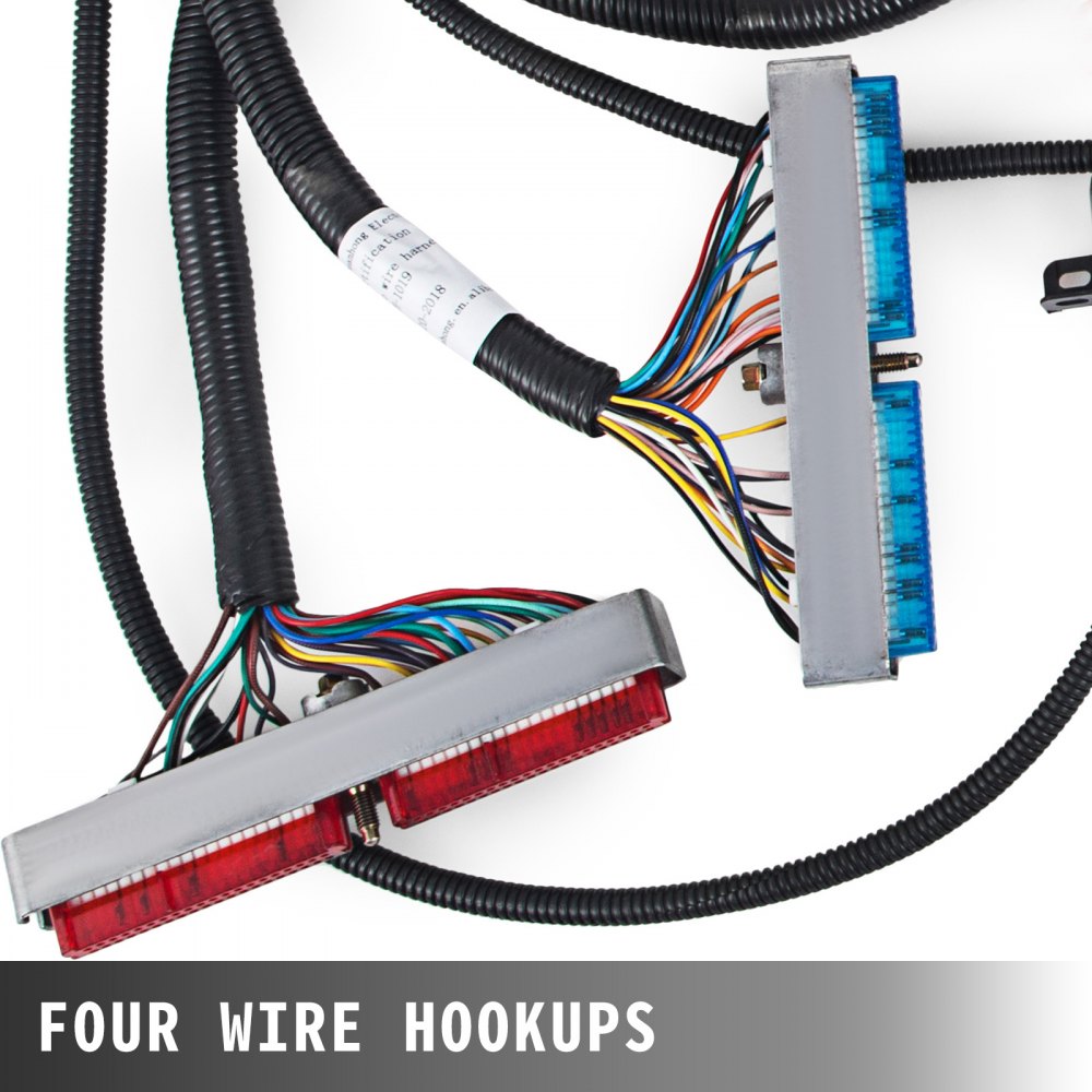 VEVOR 99-03 Arnés de cableado independiente con cuerpo de acelerador mecánico y transmisión T56 Arnés de cableado de transmisión para motores 1999-2003 4.8, 5.3, 6.0