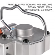 VEVOR A19 Pneumatic Strapping Tool, Hand Held Strapping Machine 1/2" to 3/4", Sealless Strapping Machine for PP PET Strapping