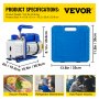 VEVOR AC Vacuum Pump Manifold Gauge Set 3.5 CFM 5PA HVAC Vacuum Pump With Box