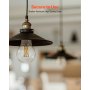 VEVOR 6 Pack Edison Bulbs LED, A19 Vintage Edison Light Bulbs, 4.5W Dimmable 450 Lumens, 2700K Warm White, E26 Base LED Filament Bulb, Antique Glass Style for Home, Bedroom, Office, Farmhouse,CRI80+