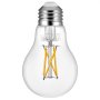 VEVOR - Paquete de 6 bombillas LED Edison, bombillas Edison vintage A19, 4,5 W, regulables, 450 lúmenes, blanco cálido de 2700 K, casquillo E26, bombilla de filamento LED, estilo antiguo de cristal para hogar, dormitorio, oficina, casa de campo, CRI80+