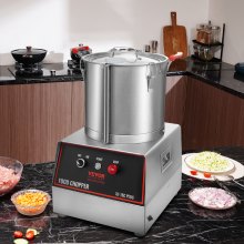 VEVOR foodprosessor grønnsakskutter 1400W 16 quarts blender i rustfritt stål