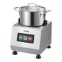 VEVOR Food Processor 8 L Commercial Electric Vegetable Chopper Cutter 1100W, for Chopping Vegetables Fruit Grains Nuts Cheese, Food-Grade Stainless Steel Bowl, with S-Shaped Blade, Pure Copper Motor