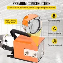 VEVOR Pneumatic Crimping Tool AM-10 Pneumatic Air Powered Wire Terminal Crimping Machine Crimping Up to 16mm2 Pneumatic Crimper (AM-10 Crimper)