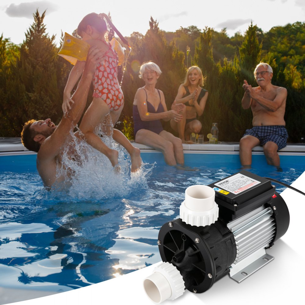 VEVOR Spa Pump Hot Tub Pump 0.5 HP 370W Single Speed Water Circulation Pump 220V