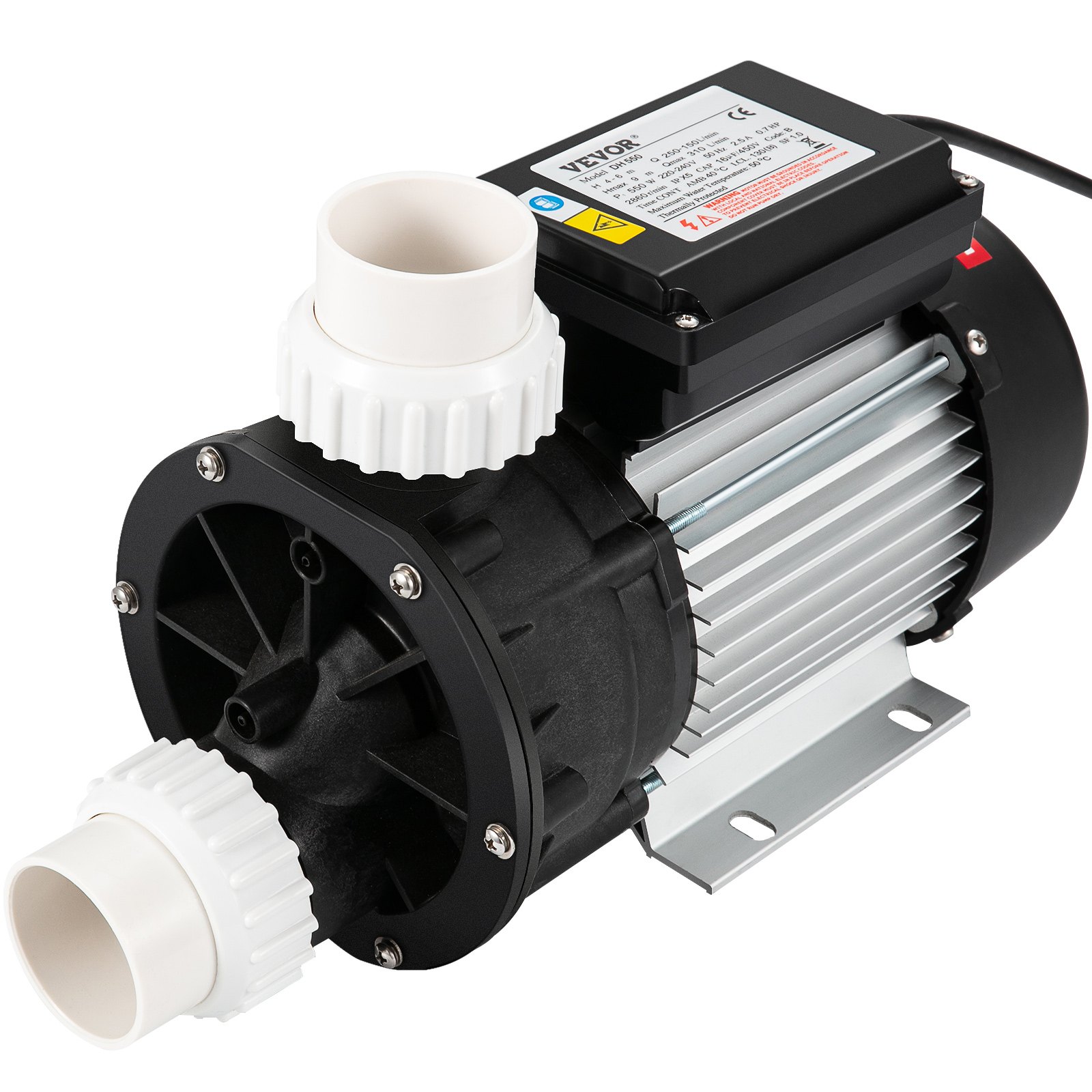 VEVOR Spa Pump Hot Tub Pump 0.7 HP 550W Single Speed Water Circulation Pump 220V