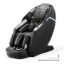 VEVOR Dual-Core 4D+3D Full Body Massage Chair, with Extended SL Track, Deep Yoga Stretch, Electric Extendable Footrest, TFT, AI Voice Control, Heat, Airbags, Armrest Controls, Wheels