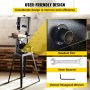 VEVOR Benchtop Bandsaw for Woodworking, 3.5-Amp Band Saw, 10" Wood Bandsaw, Band Saws for Wood with 1700 RPM Induction Motor, Porter Cable Bandsaw with 45° Tilt Cast Aluminum Table Fence and Scale