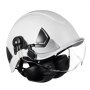 VEVOR Industrial Safety Helmet, ANSI/ISEA Z89.1 Approved ABS Hard Hat with Visor & Earmuffs, 6-Point Ratchet Suspension, Adjustable Vented Hardhat for Men & Women, for Outdoor Construction Workwear