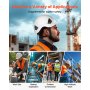 VEVOR Industrial Safety Helmet, ANSI/ISEA Z89.1 Approved ABS Safety Hard Hat with 6-Point Ratchet Suspension, Adjustable Vented Hardhat for Men Women Adults, for Outdoor Indoor Construction Workwear