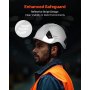 VEVOR Construction Safety Helmet, ANSI/ISEA Z89.1 Approved ABS Safety Hard Hat with 6-Point Ratchet Suspension, Adjustable Vented Hardhat for Men Women Adults, for Outdoor Indoor Industrial Workwear