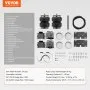 VEVOR Air Bag Suspension Kit, Air Springs Suspension Bag Kit Compatible with 2011-2018 Dodge Ram 1500, 2019-2021 Dodge Ram 1500 Classic, 5000 lbs Loading, 5 to 100 PSI