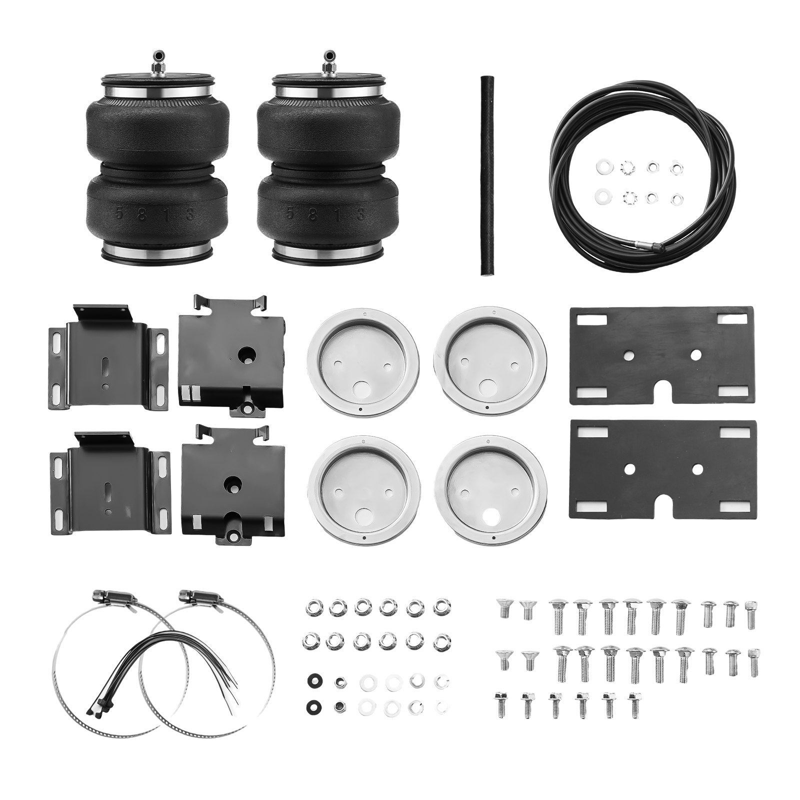 VEVOR Air Bag Suspension Kit, Air Springs Suspension Bag Kit Compatible with 2011-2018 Dodge Ram 1500, 2019-2021 Dodge Ram 1500 Classic, 5000 lbs Loading, 5 to 100 PSI
