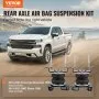 VEVOR Air Bag Suspension Kit, Air Springs Suspension Bag Kit Compatible with 2019-2023 Chevrolet Silverado 1500 and GMC Sierra 1500 4WD RWD, 5000 lbs Loading, 5 to 100 PSI