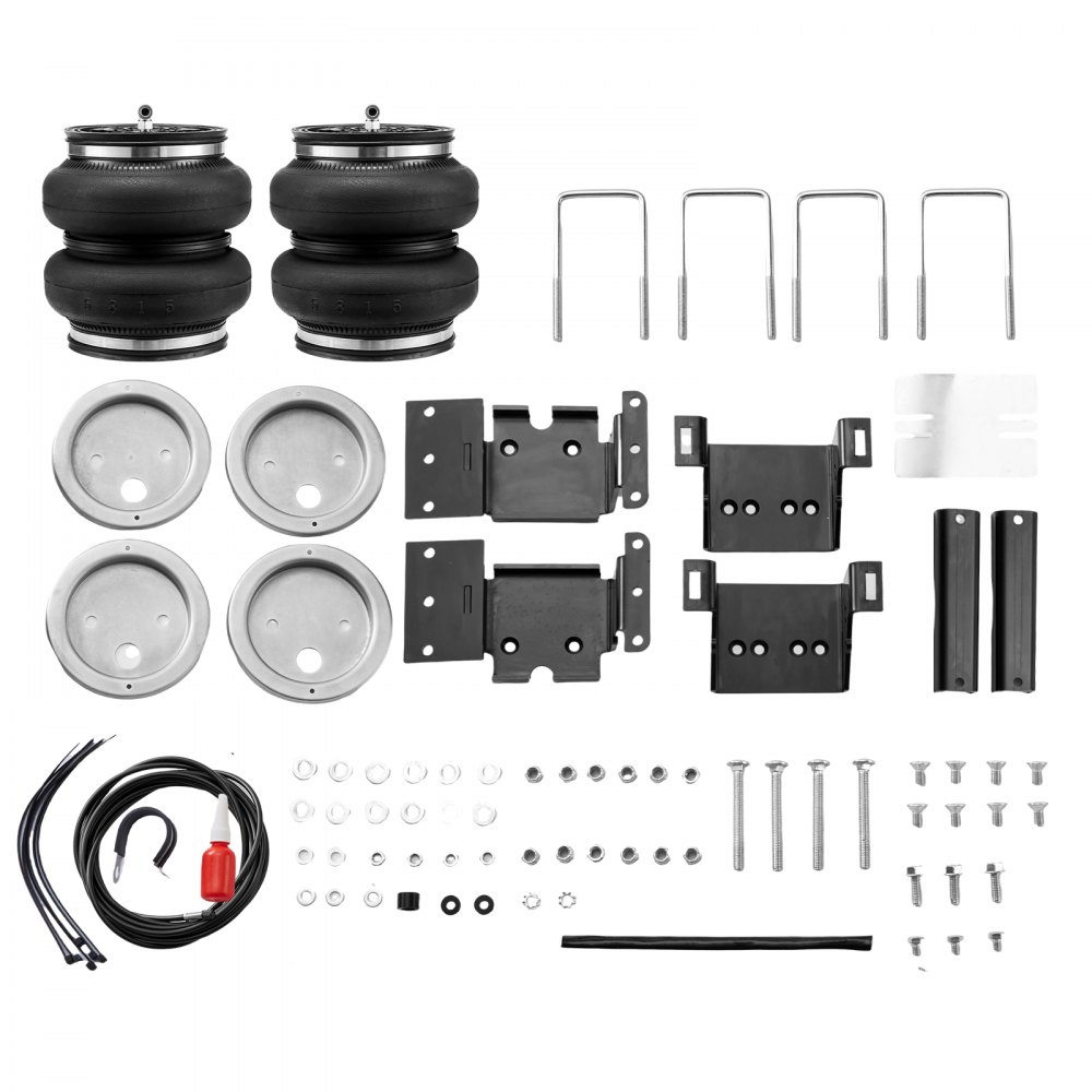 VEVOR Air Bag Suspension Kit, Air Springs Suspension Bag Kit Compatible with 2011-2019 Chevrolet Silverado 2500/3500HD and GMC Sierra 2500/3500HD 4WD RWD, 5000 lbs Loading, 5 to 100 PSI