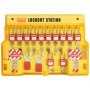 VEVOR Electrical Lockout Tagout Kit, 60 PCS Safety Lockout Tagout Station Includes Padlocks, Hasps, Tags, Nylon Ties, Expansion Kit, and Lockout Station Board, for Industrial, Electric Power