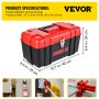 VEVOR 42 PCS Lockout Tagout Kits, Electrical Safety Loto Kit Includes Padlocks, 5 Kinds of Lockouts, Hasps, Tags & Ties, Box, Lockout Safety Tools for Electrical Risk Removal in Industrial, Machinery