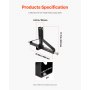 3 Point 2" Receiver Trailer Hitch Category 1 Tractor Quick Hitch Drawbar Adapter