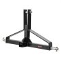VEVOR 3 Point Trailer Hitch with 2 in Receiver, 3pt Quick Hitch Attachment for Category 1 Tractor, 3000lbs Capacity, Tow Drawbar Adapter, Compatible with Kubota, Mahindra, Ford, Yanmar, John Deere