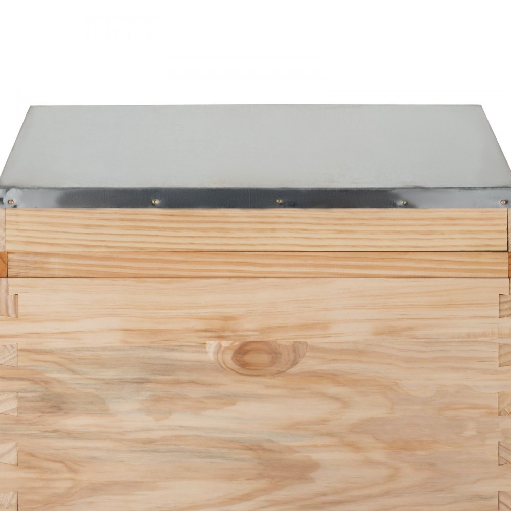 Ultra Simple Beehive Langstroth BeeHive 1 Deep 1 Medium Top Quality Natural Wood
